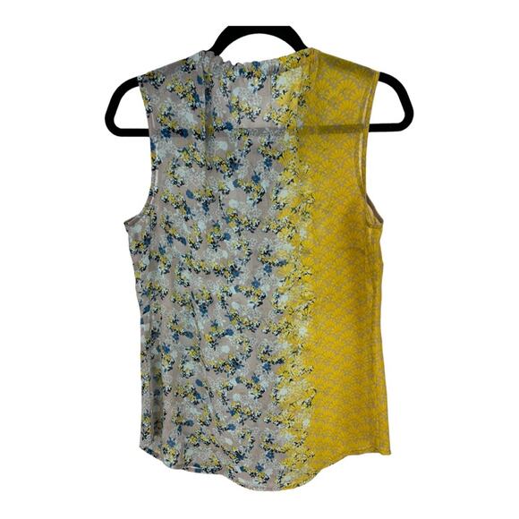 CAbi Floral Sleeveless PeterPan neck Blouse #5221 - Picture 10 of 10